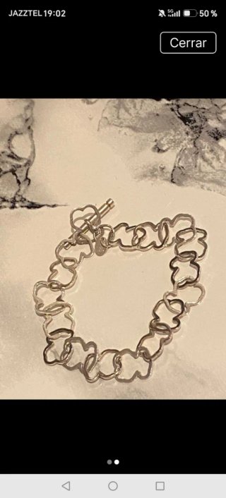 Pulsera Tous Oso Plata