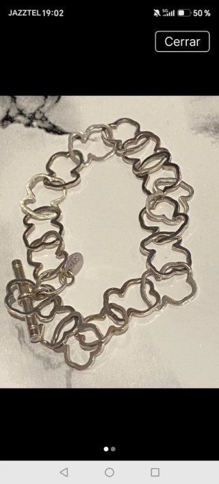 Pulsera Tous Oso Plata