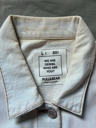 Cazadora Vaquera Pull&Bear Talla L