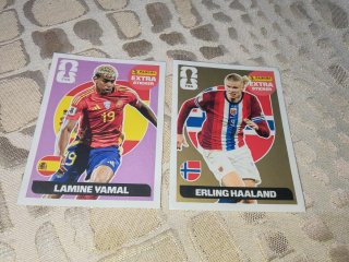 Cromos Panini FIFA Erling Haaland y Lamine Yamal