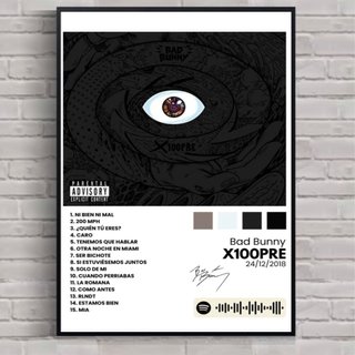 Cuadro BadBunny (dtmf,yhlqmdlg,nslqvpm,x100pre...)