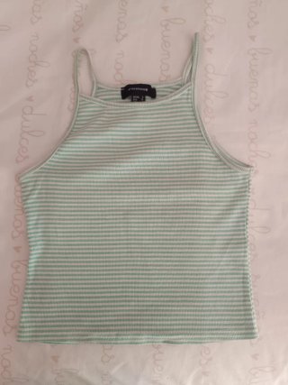 Top de tirantes Atmosphere verde talla S