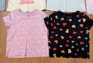 Lote 10 Camisetas Niña 2-5 Años