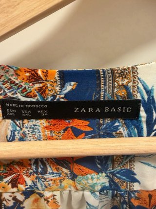 Camisola/vestido Zara estampado floral