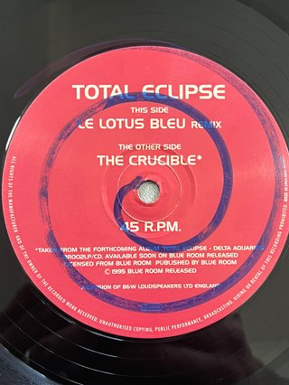 Total Eclipse "Le Lotus Bleu (Remix)" vinile goa