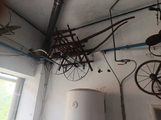 Lote antigüedades madera y metal