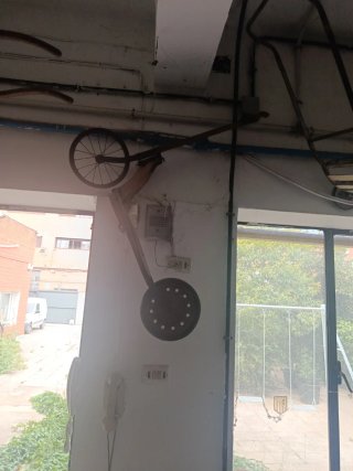 Lote antigüedades madera y metal