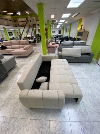 Sofá Cama Beige con Arcón OFERTÓN