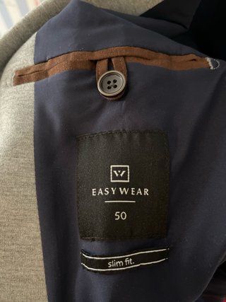 Chaqueta americana gris Easy Wear Talla 50