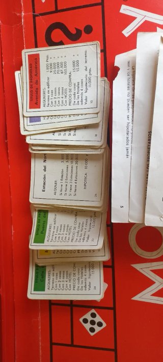 Monopoly Clásico 1962,sin caja