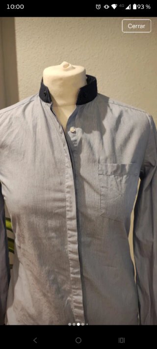 Camisa Massimo Dutti rayas azul y marino