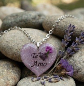 Collar Corazón Artesanal Te Amo