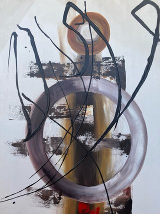 Cuadro Lienzo Abstracto Grande Moderno