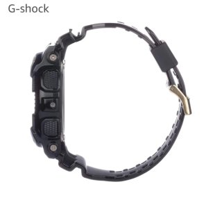 Reloj G-Shock Deportivo Negro y Dorado