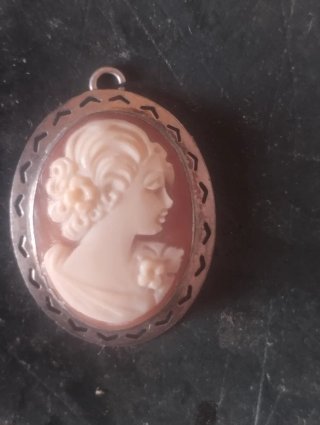 Colgante Cameo Plata 925