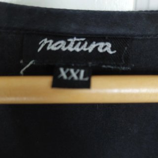 Vestido Natura Talla XXL Bordado
