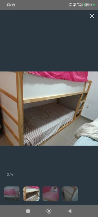 Cama litera Kura Ikea