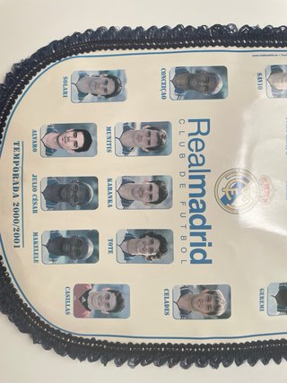 Banderín Real Madrid 2000/2001 Oficial