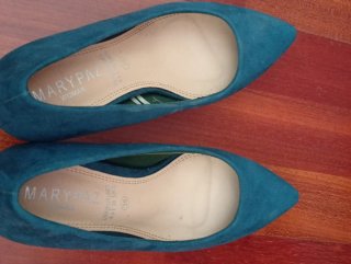 Zapatos de salón MARYPAZ verde azulado talla 39