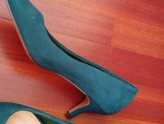 Zapatos de salón MARYPAZ verde azulado talla 39