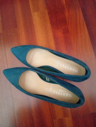 Zapatos de salón MARYPAZ verde azulado talla 39