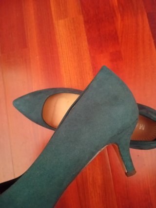 Zapatos de salón MARYPAZ verde azulado talla 39