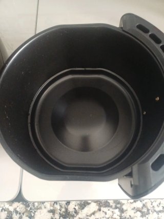Freidora de aire negra
