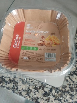 Freidora de aire negra