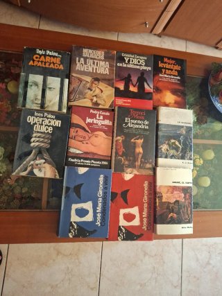Novelas  5 € cada 1. Si te quedas más a 3€ c/1