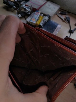 Cartera de cuero Balenciaga
