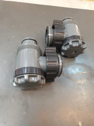 Válvulas Cierre Piscina 38mm (2 Unidades)
