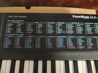 Teclado Casio Tone Bank MA-101