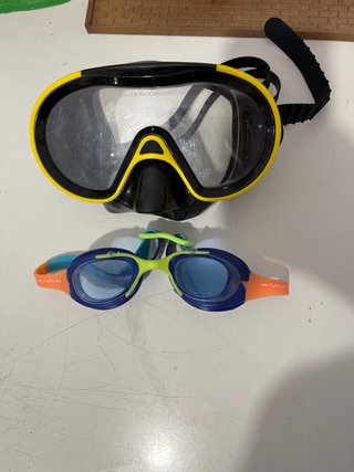 Gafas natación y máscara snorkel