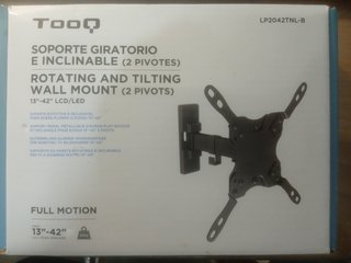 Soporte TV TooQ Giratorio e Inclinable 13-42