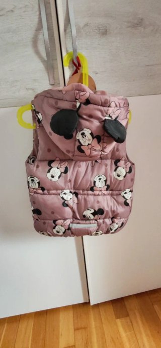 Chaleco niña Minnie Mouse rosa