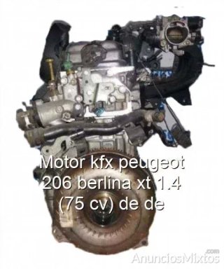 Motor kfx peugeot 206 berlina xt 1.4 (75 cv) de de