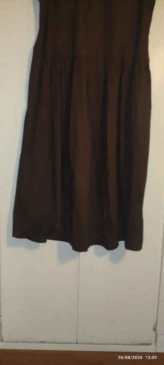 Vestido marrón