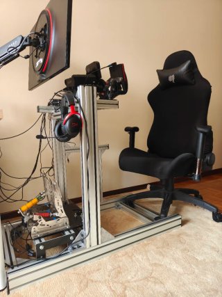 Cockpit Simracing Aluminio modular