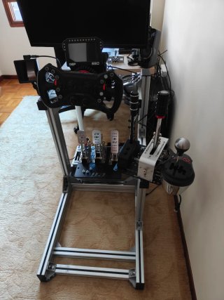 Cockpit Simracing Aluminio modular