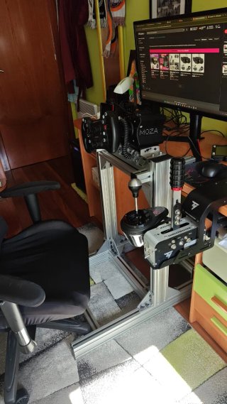 Cockpit Simracing Aluminio modular