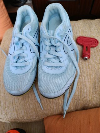Zapatillas atletismo Kalenji azul
