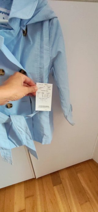 Chaqueta gabardina niña Mayoral azul