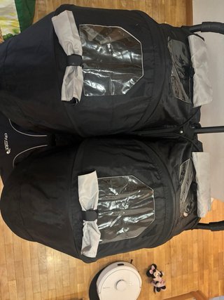 Silla Gemelar City Mini Negra