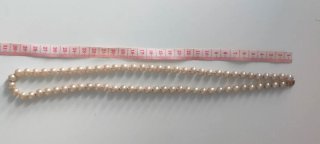 Collar Perlas Naturales Agua Dulce 60cm