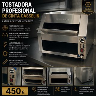 Tostadora Profesional Cinta Casselin