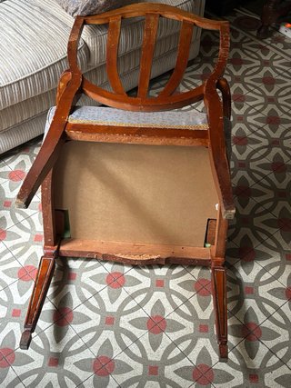 Pareja de sillones de madera, años 30