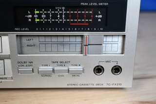 Pletina Sony TC-FX210 (1984) para revisar
