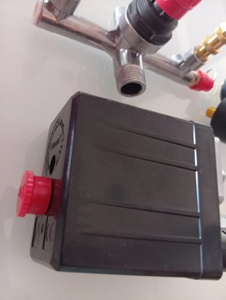 Kit presostatoZINANTA para compresor + 2manómetros