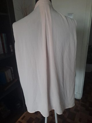 Camisa Mango sin mangas rosa fluida
