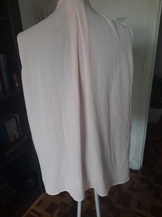 Camisa Mango sin mangas rosa fluida